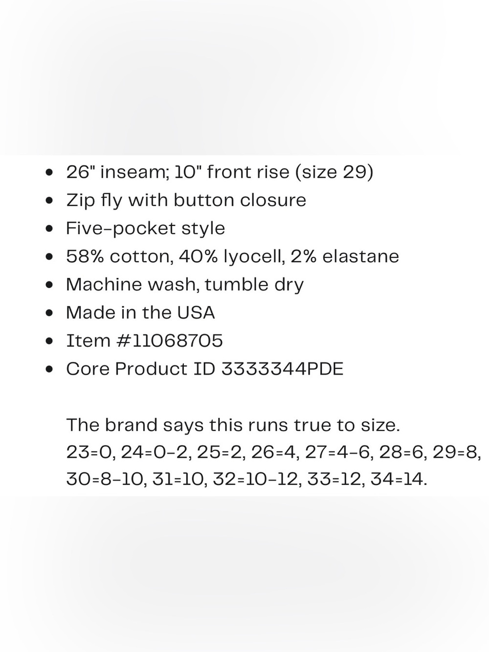 Mother denim crop step fray- chalk it up - Picture 4 of 4